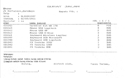 1. Invoice Penjualan Continuoes Form