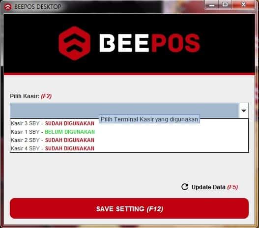 Pengaturan Awal Beepos Desktop