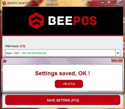 Pengaturan Awal Beepos Desktop