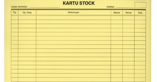 Kartu Stok Barang