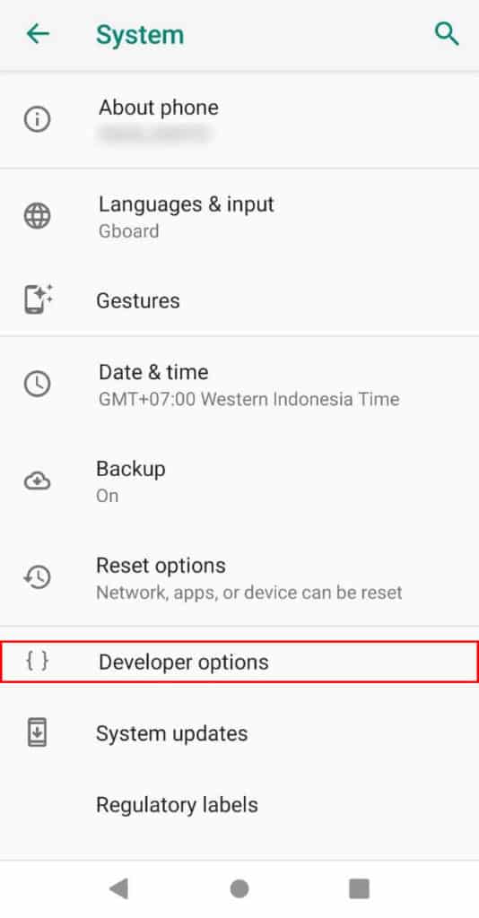 Cara Mengaktifkan / Pengaturan Mode Debug Android Version 9