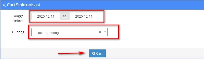 Rekomendasi Stock pada Daftar Syncpool