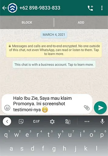 Contoh Review Customer