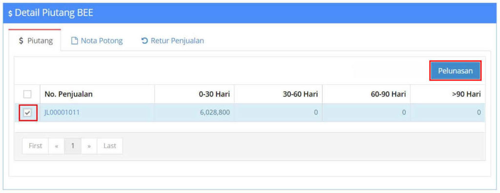 Cara Potong Piutang Dengan Nota Potong Penjualan