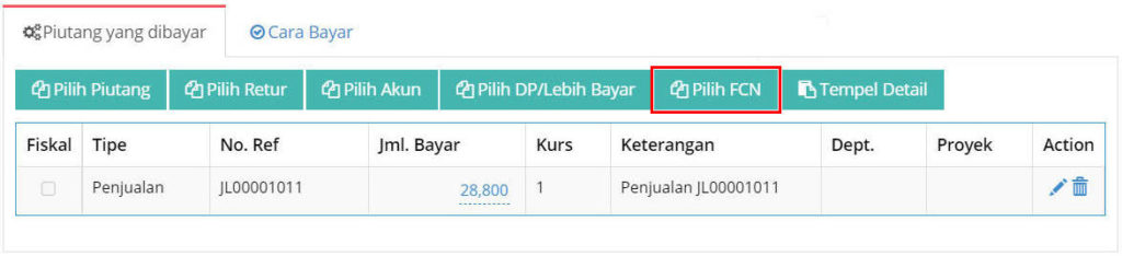 Cara Potong Piutang Dengan Nota Potong Penjualan