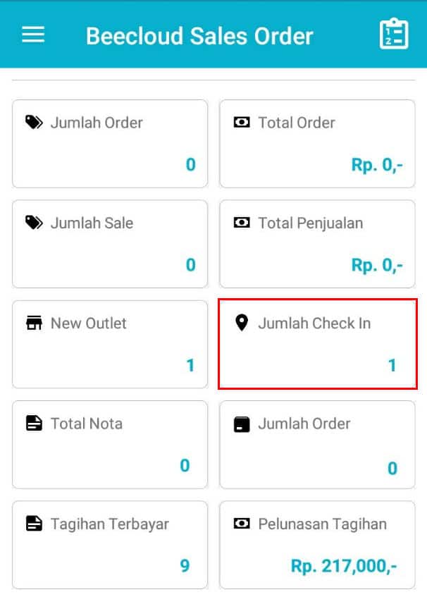 Cara Checkin di Sales Order Mobile