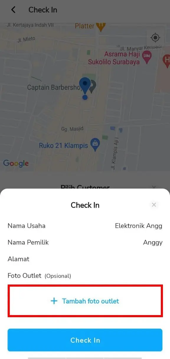 Cara Check In di Sales Order Mobile (SOM)