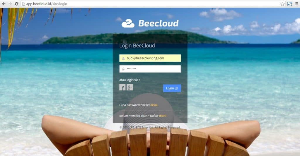 Cara Reset Lupa Password Login APP Beecloud