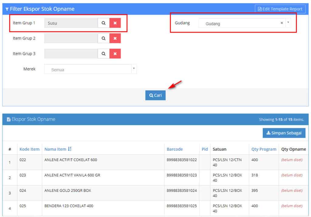 Cara Mudah Stock Opname Pada Beecloud