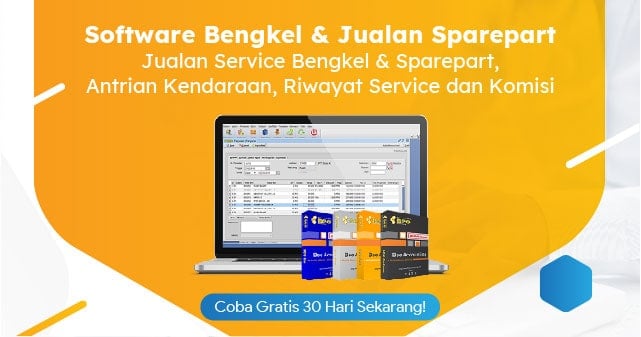 Software Akuntansi Perusahaan Jasa Bengkel Jualan Sparepart
