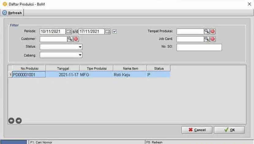 Cara Input Produksi BOM Beeaccounting
