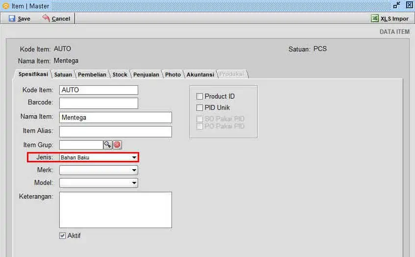 Cara Input Produksi BOM Beeaccounting