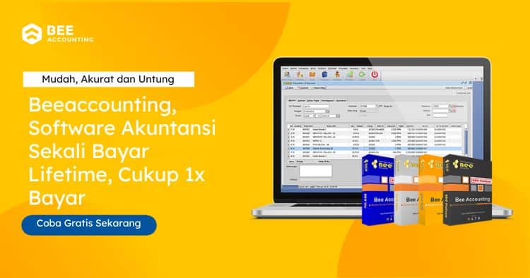 Beeaccounting, Software Akuntansi Sekali Bayar Lifetime, Cukup 1x Bayar