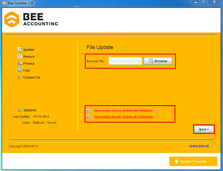 Cara Reset Transaksi Beeaccounting