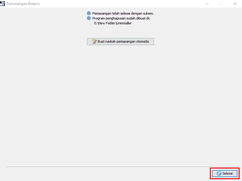 Panduan Install Ulang Beepos Desktop