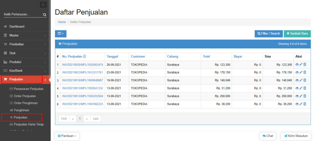 Import Transaksi E-Commerce - Beecloud