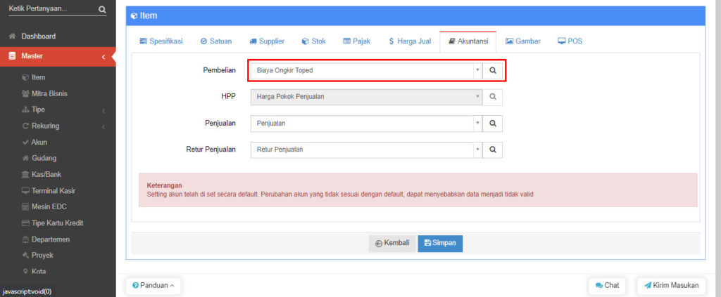 Setting Awal Plugin E-Commerce - Beecloud