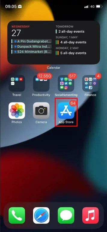 1. buka appstore 1. buka appstore