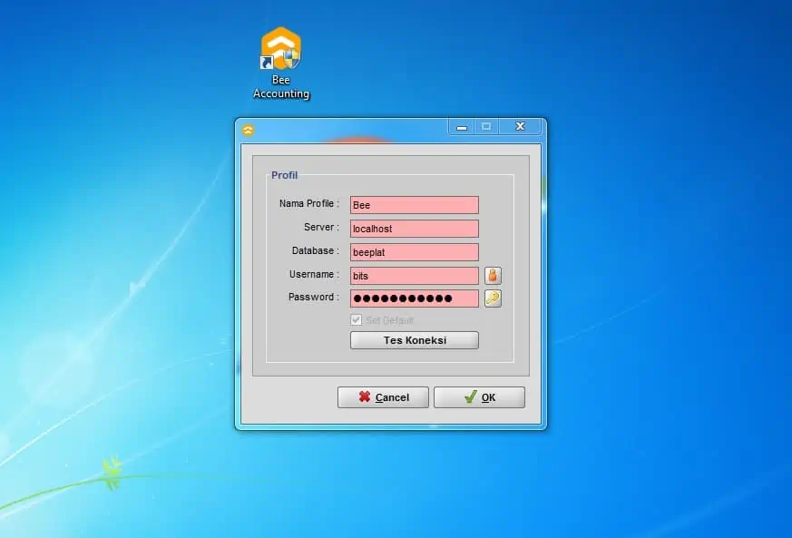Mengatasi Profil Login Hilang Beeaccounting