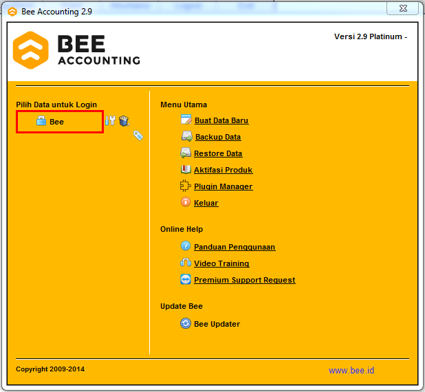 Mengatasi Profil Login Hilang Beeaccounting