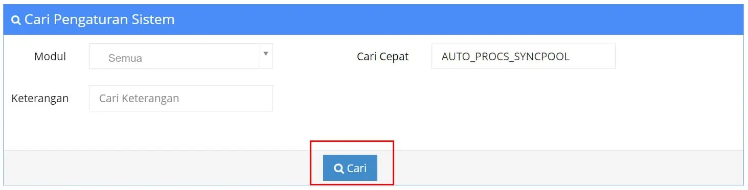 Cara Non Aktifkan Auto Proses Syncpool