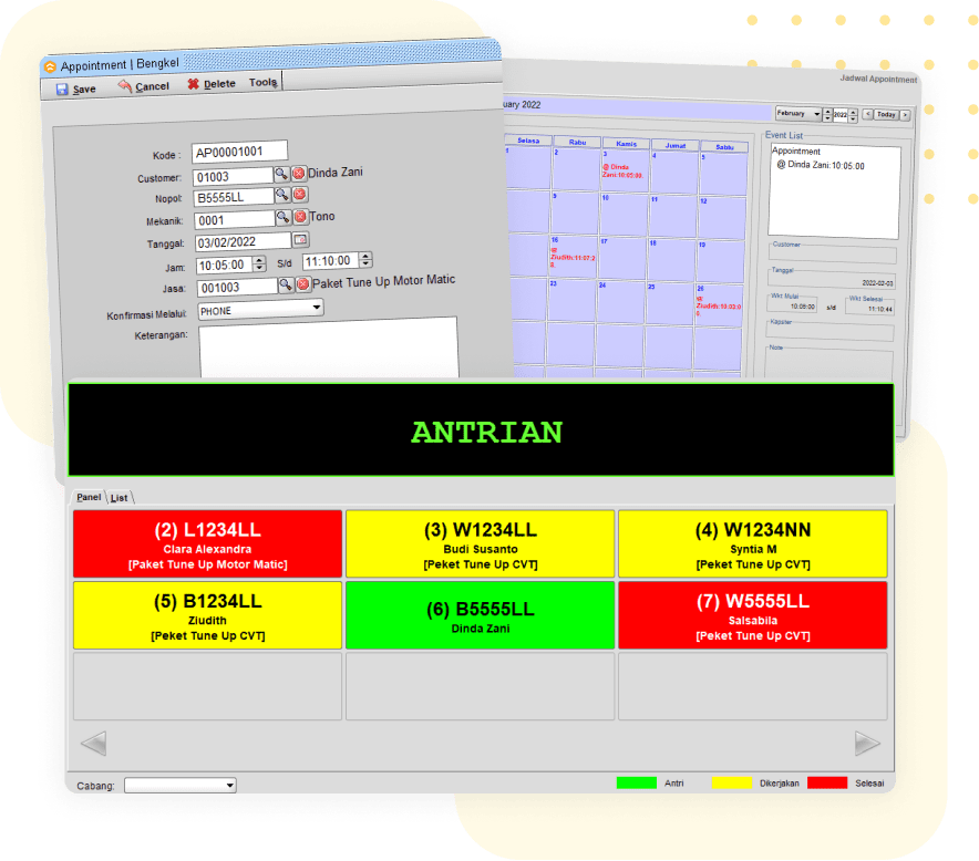 Sistem Antrian Software Bengkel Beeaccounting