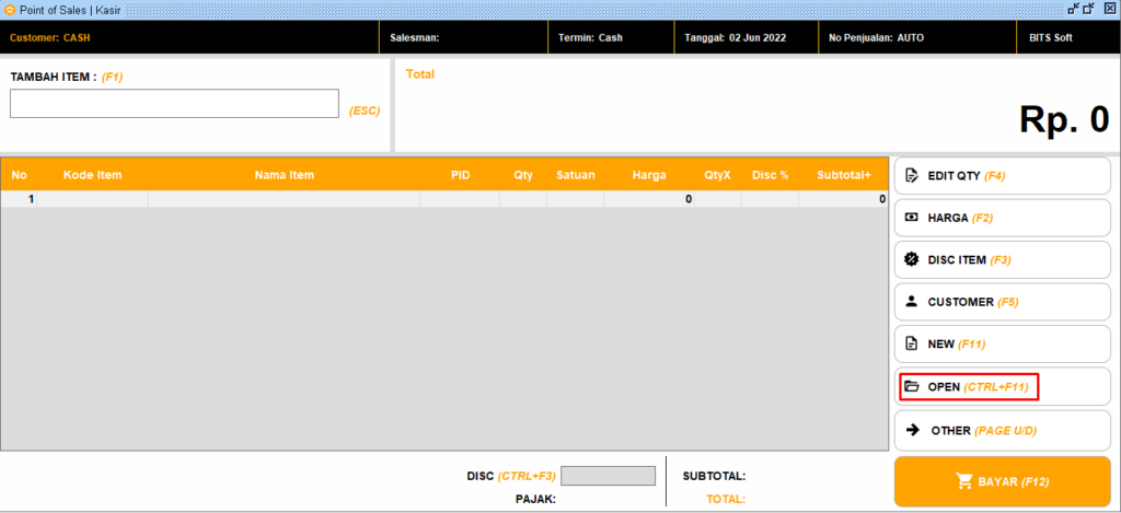 Daftar Transaksi, Void Transaksi dan Reprint Transaksi Kasir Beeaccounting