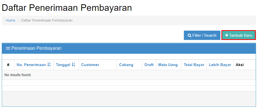 Klik Tambah Baru
