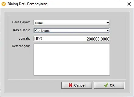 Order Pembelian Dengan DP / Uang Muka di BeeAccounting