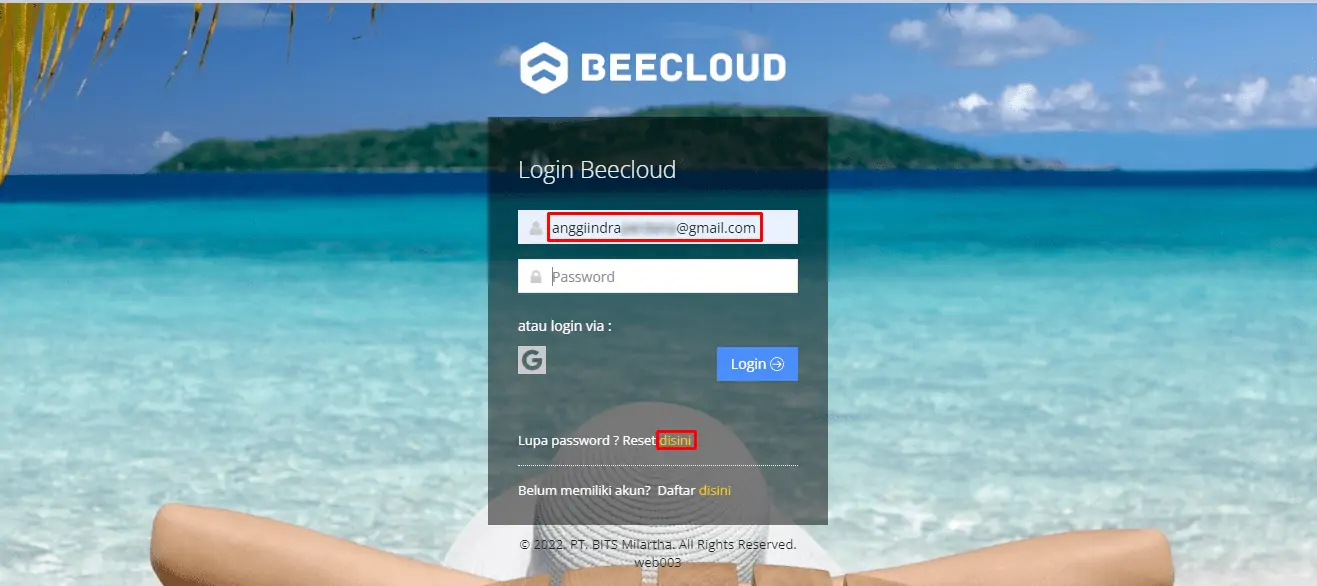 Masukkan Email Login Som