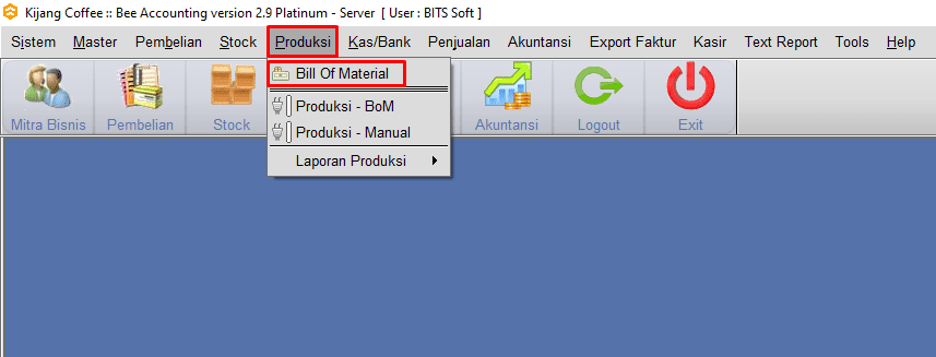 Pilih Bill Of Material