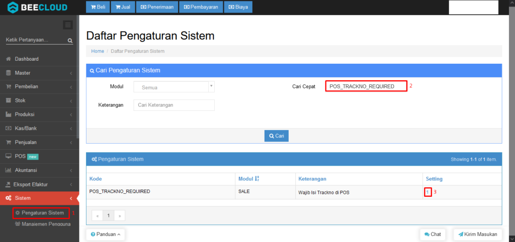 Pengaturan Nomor Kartu dan Track No. Bisa Kosong Pada Beepos Mobile