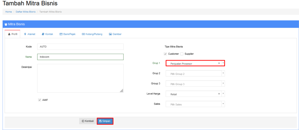 Grup Mitra Bisnis Beecloud