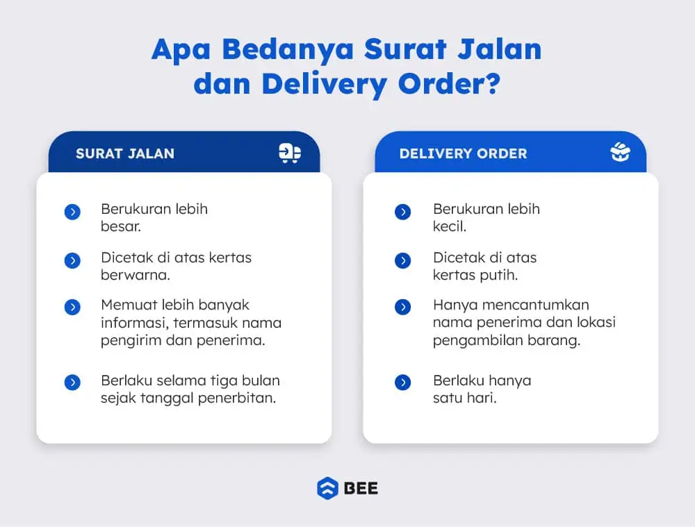 Perbedaan Delivery Order Dan Surat Jalan