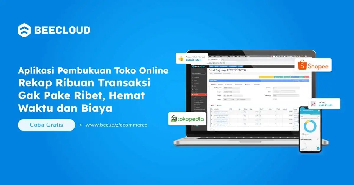 Beecloud Ecommerce Untuk Toko Online Web