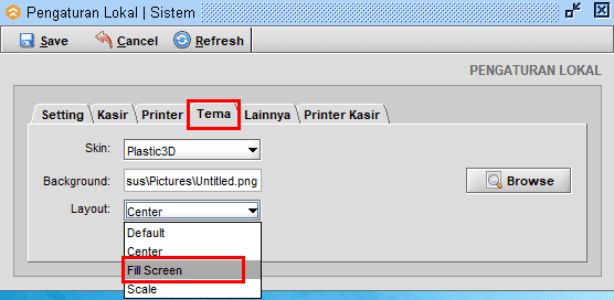 Mengembalikan Background ke Default Beeaccounting