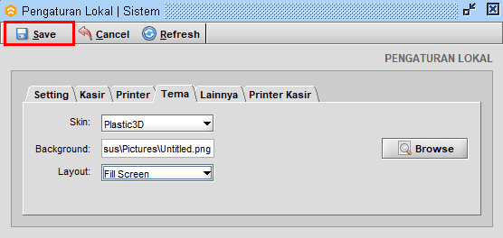 Mengembalikan Background ke Default Beeaccounting