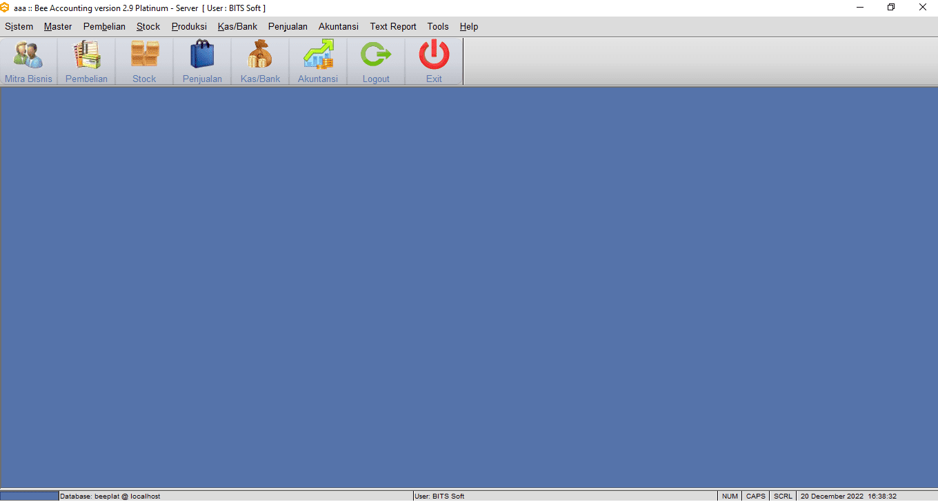 Mengembalikan Background ke Default Beeaccounting