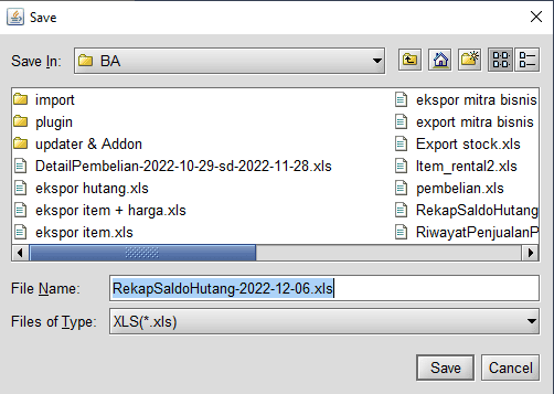 Export Hutang8