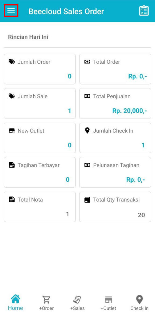 Pengaturan Printer Sales Order Mobile