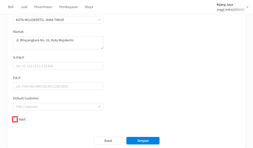 Checklist Sudah Hilang