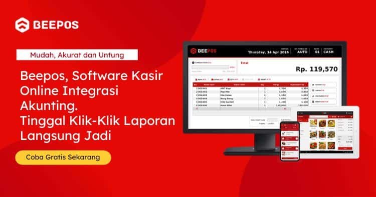 Beepos Software Kasir Online Integrasi Akunting