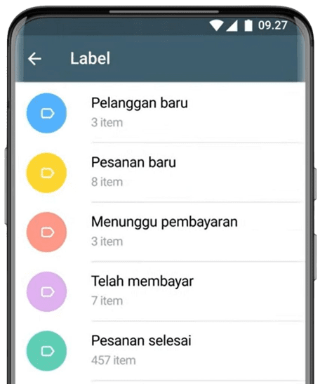 Fitur Label pada aplikasi chatting