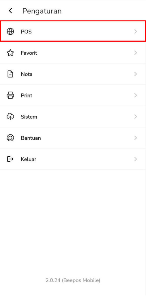 Buka Kasir & Setting Modal Kasir (Resto) Beepos Mobile 2.0