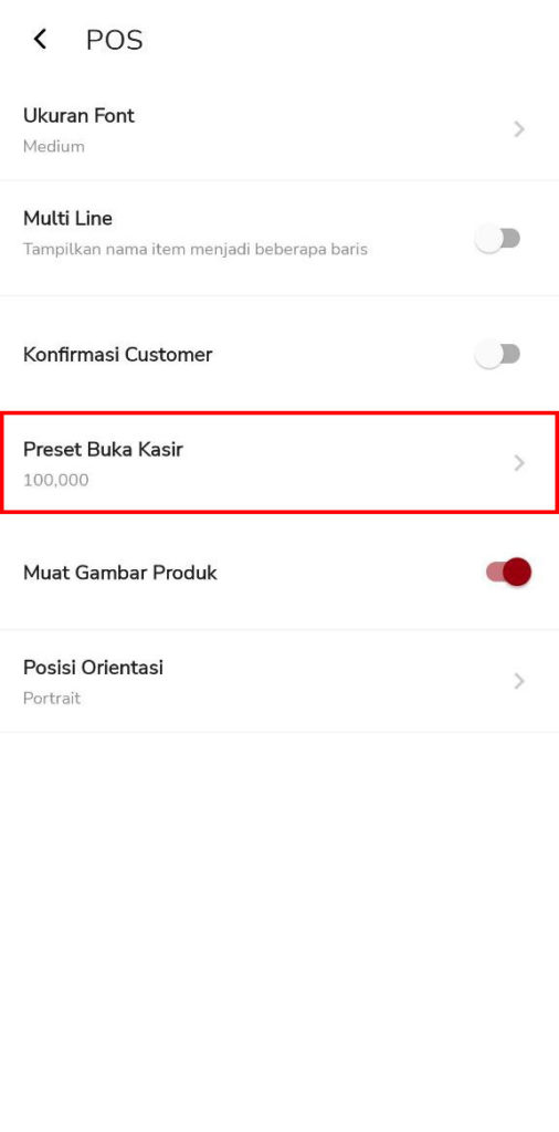 Buka Kasir & Setting Modal Kasir (Resto) Beepos Mobile 2.0