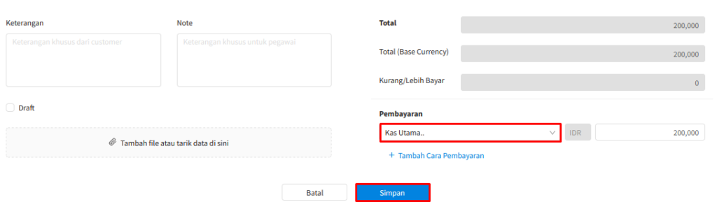 Cara Memasukan Biaya dan Pendapatan Proyek 3.0