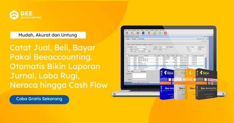 Beeaccounting Jual Beli Bayar Laporan Akuntansi Lengkap Jurnal Neraca Laba Rugi Cash Flow