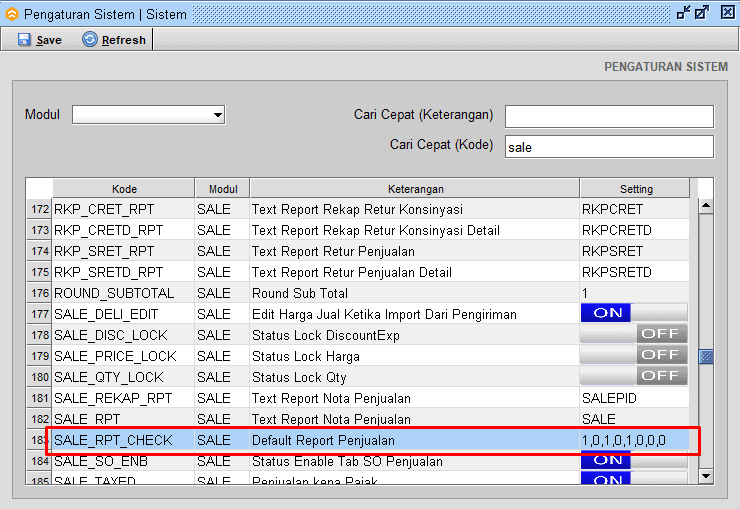 Gambar 4. Sale_rpt_check2 Cklstsalerpt4