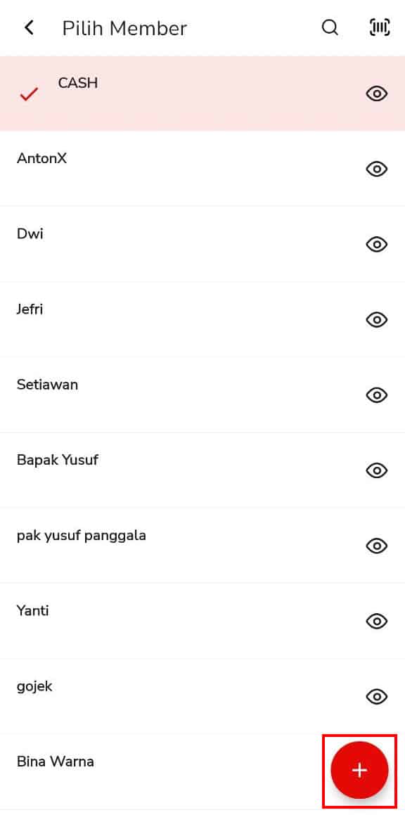 Tambah Member (Resto) Beepos Mobile 2.0