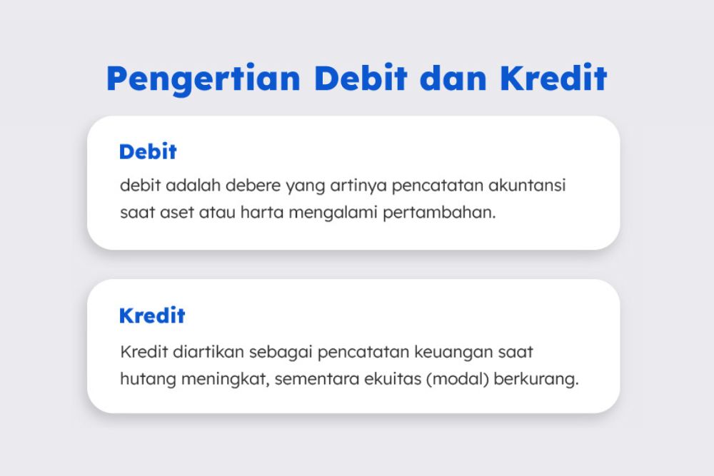Pengertian Debit Dan Kredit
